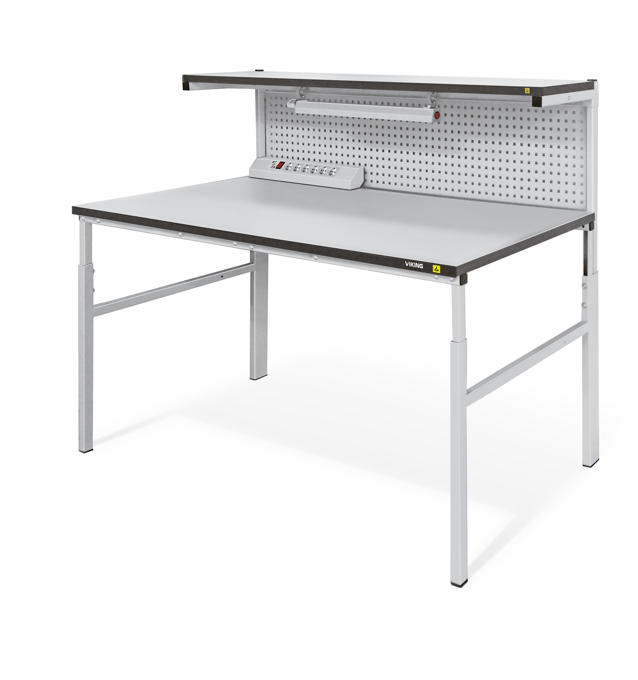 СЛ-10-6 ESD, Комплект Классик Лайт антистатический: стол рабочий 1000х600 мм.